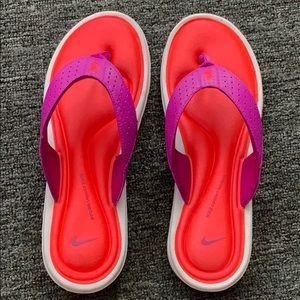 Bright Nike Slide Flip Flops